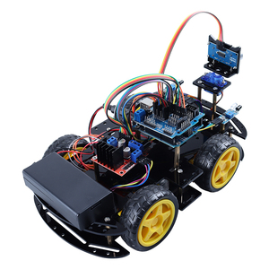 Neuer Vermeidung verfolgungs motor Smart Robot Car Chassis Kit Geschwindigkeit geber Batterie kasten 2WD 4WD Ultraschall modul Für R3-Kit - Product Image 2