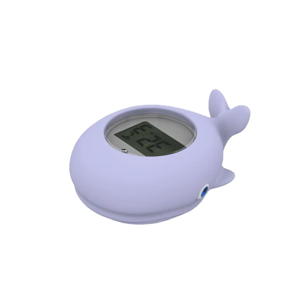 Wireless type silicon bath thermometer for measure water temperature with environmental raw materials