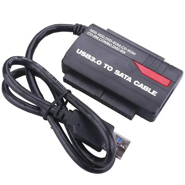 Cable adaptador de disco duro IDE + SATA USB 3,0/2,0, lector HDD, Conne 2,5, tarjeta de conversión de pulgadas móvil 3,5 T2R4