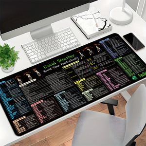 Gaxever personalizado Excel inglés acceso directo teclado y alfombrilla de ratón, gran integrado Oficina Ip ordenador antideslizante escritorio Pad - Product Image 2