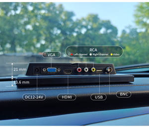 7-10 Inch Portable LCD H-DMI VGA Monitor IPS Screen Resolution Laptops <strong>Raspberry</strong> <strong>Pi</strong> Video Recording Studios CCTV Security System - Product Image 6