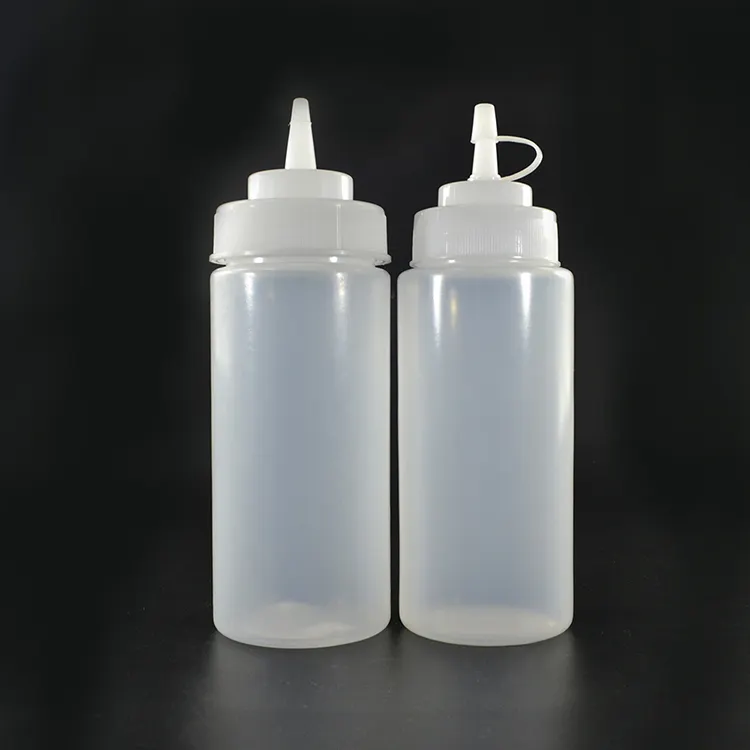 Manufacturer Direct Food Container 240ミリリットル350ミリリットル500ミリリットル680ミリリットルPEプラスチックTomato Sauce Bottle