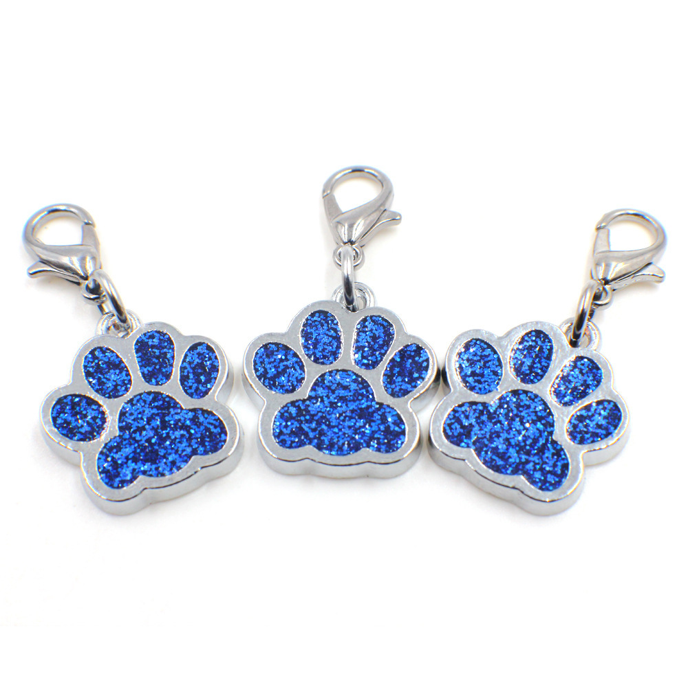 Pendentif trésor bleu + fermoir mousqueton