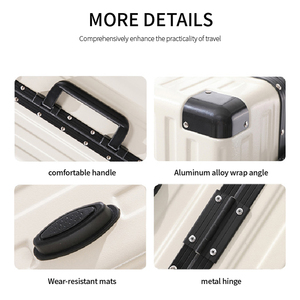 Kích thước lớn nhất trường hợp khó khăn kim loại bền cup chủ sở hữu cho một carryon Vali chiến thuật Bánh koffer Xe đẩy Túi hành lý nhôm - Product Image 6