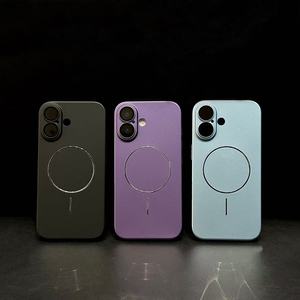Lens Camera Protect Slim Wireless Charge Cell Phone Case for iPhone 13 14 15 16 Pro Max Hard PC Mobile Phone <strong>Shell</strong> - Product Image 5