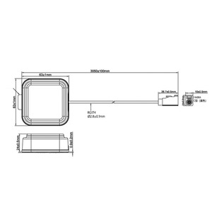 Kontec K19 irnss Ăng ten Định vị vệ tinh chế độ kép L1 L2 L5 B2A b1c GPS 1176.45MHz/1575.42MHz ABS Tần Số Kép - Product Image 6