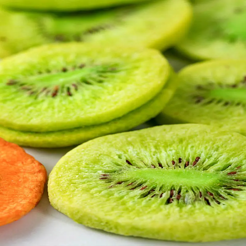 Chân không chiên trái cây Kiwi khô sức khỏe trái cây khô VF giòn