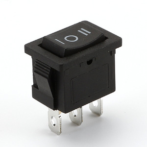 KCD1 21x15mm 3 pozisyonlu Rocker anahtarı sıfırlama fonksiyonu ile ON-OFF-ON anlık geçiş anahtarı - Product Image 5