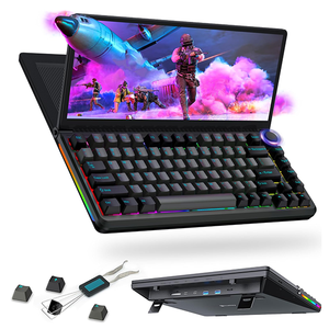 Kwumsy K3 Teclado mecánico para juegos con pantalla táctil Extensor de pantalla portátil de 13 pulgadas Teclado compacto plegable todo en uno - Product Image 1
