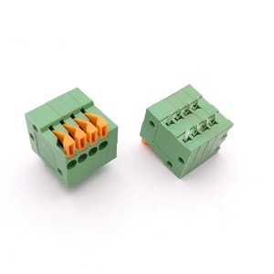 Bloque de terminales de resorte de 2,54mm con patas curvas que se pueden empalmar, 3P, 4P, 5P, 6P, 7P, 8P, 10P, mm - Product Image 2