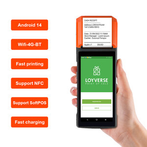 Android 14 WiFi устройство для продажи билетов в школьном автобусе цена подзарядки NFC платежное решение портативное смарт-терминал R330 Plus - Product Image 4