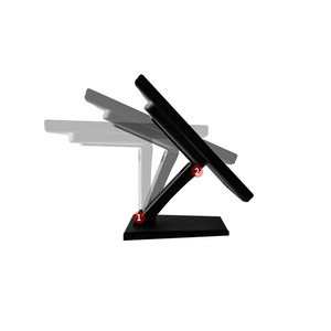 Monitor táctil de cajero de escritorio de 15 pulgadas Pantalla multitáctil PCAP de 10 puntos Resolución de 1024x768 - Product Image 2