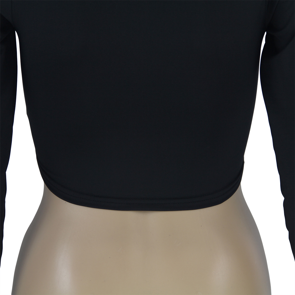 Custom Long Sleeve High Neck Solid Color Women Sexy Tight Fashion Woman Blouses Compression Women Autumn