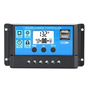PWMソーラーコントローラー10A/20A/30Aインテリジェント照明充電コントローラーデュアルUSB12V/24V - Product Image 1