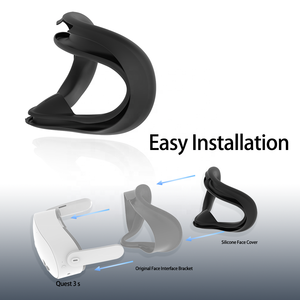 2024 New for <strong>Quest</strong> 3S VR Headset Accessory Silicone Mask Sweat Proof Insulation for Meta <strong>Quest</strong> 3S Face Cover - Product Image 5