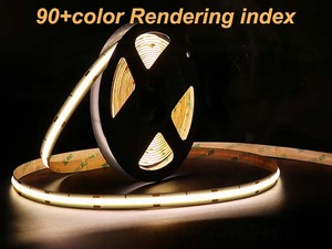 フレキシブルCOB LEDストリップライトテープ180度照明USB NFC 8mm PCB幅リモコンホームヴィラルーム装飾ライト - Product Image 4