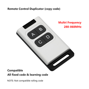 Multri Frequency <strong>Remote</strong> <strong>Control</strong> <strong>Duplicator</strong> 280-868MHz RF Universal Clone <strong>Remote</strong> for Auto Gate Garage Door <strong>Remote</strong> Copy <strong>Code</strong> - Product Image 2