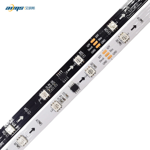 12V sihirli renk işık şeritleri WS2811 60Leds 8mm su geçirmez SPI Matrix akıllı şerit işık Rgb piksel Led şerit ışıkları - Product Image 1