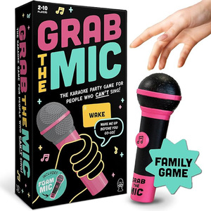 Lấy thẻ Mic Karaoke trò chơi vui nhộn trò chơi gia đình với Micro bọt hoàn hảo cho những người không phải là ca sĩ bên và giải trí nhóm - Product Image 1