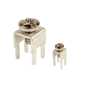 Özel <span class=keywords><strong>Pcb</strong></span> Pin lehimleme terminali <span class=keywords><strong>M3</strong></span> pirinç vida montaj kalay kaplama ilerici Die damgalama terminali