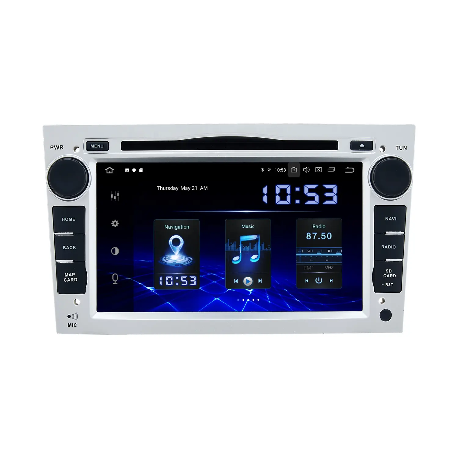 Dasaita 1 din ANDROID 10 BT radio video auto per Opel Antara Combo Astra H con apple carplay wifi dsp specchio link ROM 4 + 64G