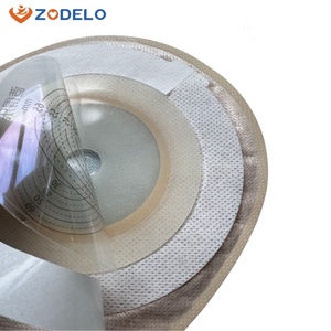 Zodelo Airlora Loạt 65Mm Một Mảnh Colostomy Túi Nhà Máy Bán Buôn Stoma Hydrololloid Baseplate Ostomy Nguồn Cung Cấp CE Chứng Nhận - Product Image 1
