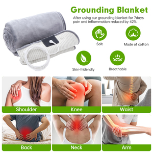 Couverture de mise à la terre conductrice écologique certifiée CE Anti-anxiété Réduction de l'inflammation Concepteur solide pour avion Vente en gros - Product Image 6