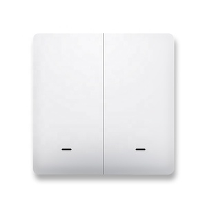 AIスピーカー音声制御wifiライトスイッチEU標準N Lライン2ギャングアルミフレームスマートthingsmartウォールライトスイッチ - Product Image 3