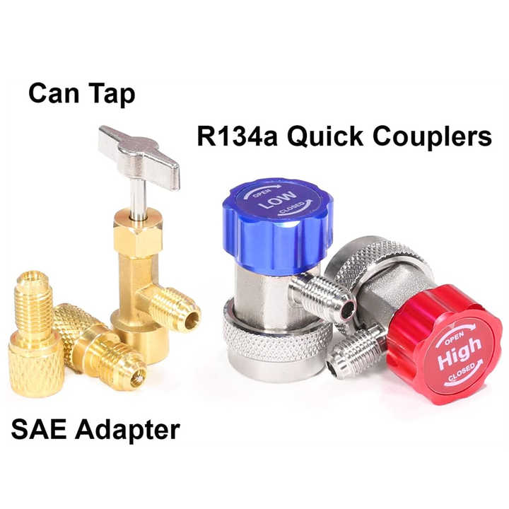 1/4hp Hvac Spruitstuk Gauge Set 3.5cfm Auto Vacuümpomp R134 Kan Tikken Gietijzer R12 R22 R410a Ijzer Met A/C Koeling
