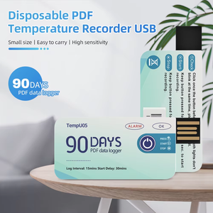 Registrador de datos de temperatura USB TempU05 de alta sensibilidad 90 días - Product Image 5