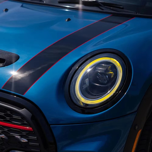 2020-2021 Mini Cooper <strong>LED</strong> Headlight Angel Eyes DRL for F54 F55 F56 F57 LCI <strong>Red</strong> Blue <strong>LED</strong> Condition Daytime Running Light <strong>Red</strong> Blue - Product Image 3