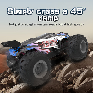 High Speed Remote Control Racing Car with Lights 1 18 Scale Big Wheel 2.4GHz Remote Control <strong>Monster</strong> Electric off Road Vehicles - Product Image 3