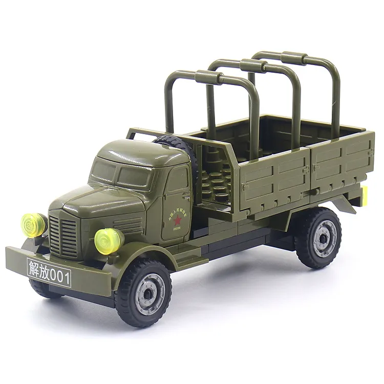 ยานพาหนะคอมมานโด Wrangler รถ SUV WW2อุปกรณ์ทหารกองทัพบล็อกอาคารทหารชุดอิฐของเล่น