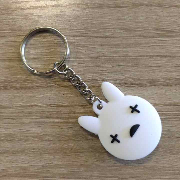 קריקטורה ארנב בעלי החיים Keychain מותאם אישית PVC Kawaii מחזיקי מפתחות צעצועי Keychain אביזרי ka1 bt21