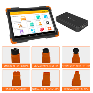 Sistema completo de alta calidad BT 5,0 10 pulgadas OBD2 escáner de diagnóstico lector de código tableta ECU programador de llaves herramientas de diagnóstico de coche automático - Product Image 3