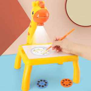 2023 New <strong>Cartoon</strong> Lcd Drawing Board Table Pad Painting Writing Tablet Typing Board Zeichenbr Sketch Projector <strong>Kids</strong> <strong>Art</strong> Drawing - Product Image 4