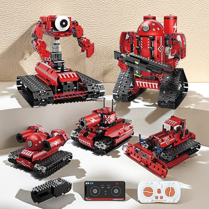STEM Montieren rc Fernbedienung Codierung Robotik Kit Spielzeug Kinder Pädagogisches Programmierung Ziegel Bau Spielzeug Set