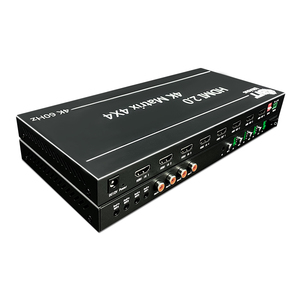 Conmutador de matriz de iluminación y Audio Profesional totalmente digital Bitvisus 4K 2x1 2x2 4x4 PDIF Procesador de pared de video HDMI