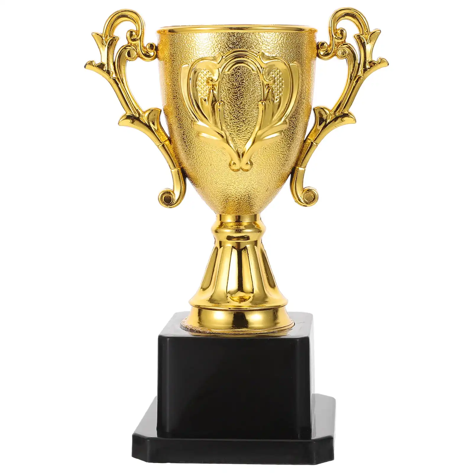 Grosir mahkota sublimasi Piala resin kristal global penghargaan emas patung trofi logam kustom