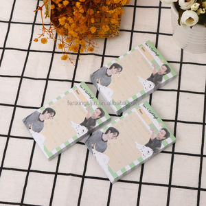 Kpop <strong>Sticky</strong> <strong>Notes</strong> 10*7.5cm <strong>Custom</strong> logo Self-adhesive Kpop Memo Pad <strong>Sticky</strong> <strong>Note</strong> Pad Cute Little <strong>Notepad</strong> - Product Image 4