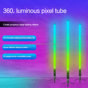 4ピース/ロット40WIP65防水360度Rgbwa5In1バッテリーワイヤレスDmxIrWifiコントロールLEDチューブピクセル - Product Image 2