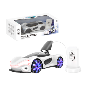 2.4GHzリモートコントロールカー360回転キッズドリフトスタントRC玩具LEDライト付き効果音充電ステーションプレイレーシングの楽しみ - Product Image 1