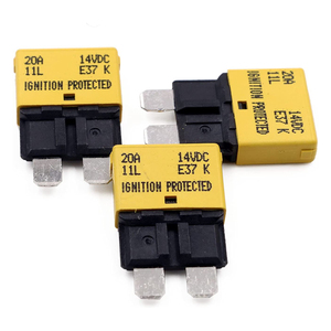 Car Auto Resettable Low Profile ATC/ATO Fuse <strong>Circuit</strong> <strong>Breaker</strong> 12V DC 5A 10A 15A 20A 25A 30A - Product Image 5