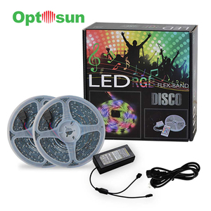 <strong>5M</strong> WIFI <strong>RGB</strong> <strong>LED</strong> Strip Color Changing Remote Control Music Rhythm IP65 Living Room Bedroom Tuya Alexa Google Smart <strong>LED</strong> Strip - Product Image 2
