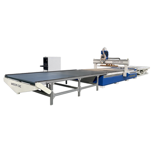 Máquina enrutadora de madera de anidamiento CNC ATC industrial de 3 ejes para fabricación de muebles de puertas - Product Image 6