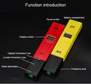 Digital Meter Portable <strong>Ph</strong> Meter Waterproof Digital <strong>Ph</strong> Tester Pen Type <strong>Ph</strong> Acid-Base Test Pen for <strong>Water</strong> - Product Image 2