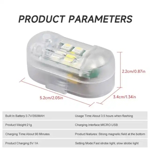 Wireless Remote Control Strobe Light <strong>LED</strong> 7 Colors Car Motorcycle <strong>RC</strong> Drone Flash Position Indicator Tail Aircraft Warning <strong>Lamp</strong> - Product Image 6