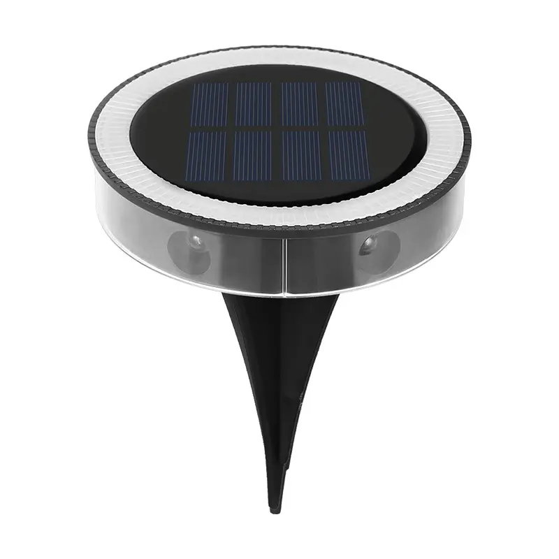 Luminária led com sensor de caminho solar de baixo preço, luz noturna de indução de chão, à prova d' água, para decoração de jardim e parque