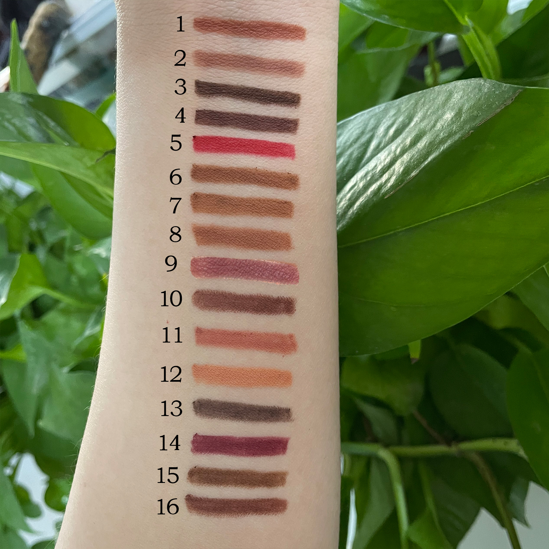 couleur du crayon à lèvres