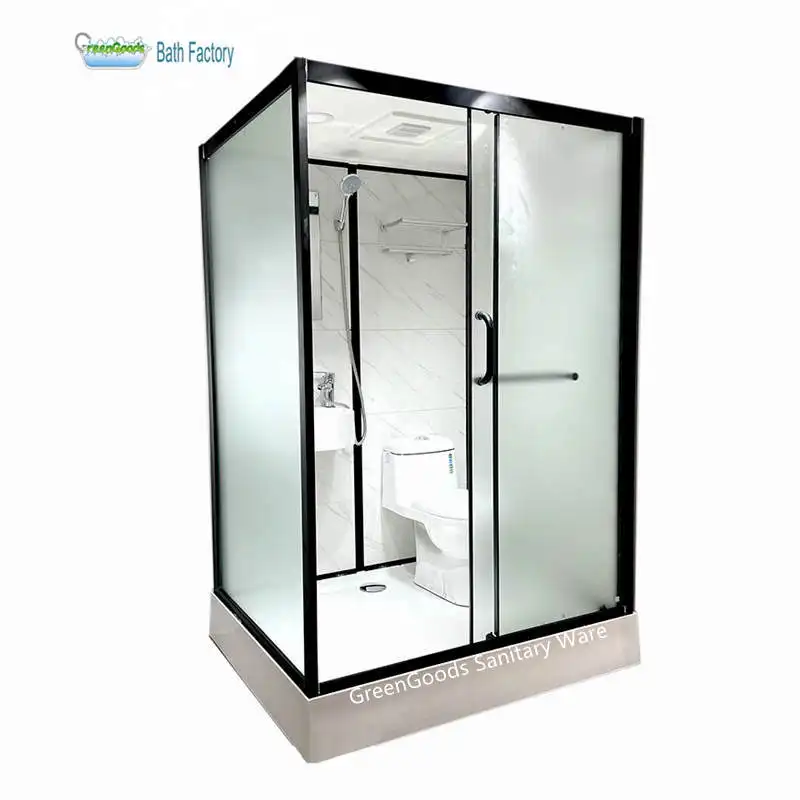 Factory Wholesale 5mm Glass 1100X1400x2150mm Sliding Door Modern Toilets Shower Cabin Integrated Shower Room